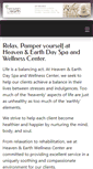 Mobile Screenshot of heavenandearthmassage.com